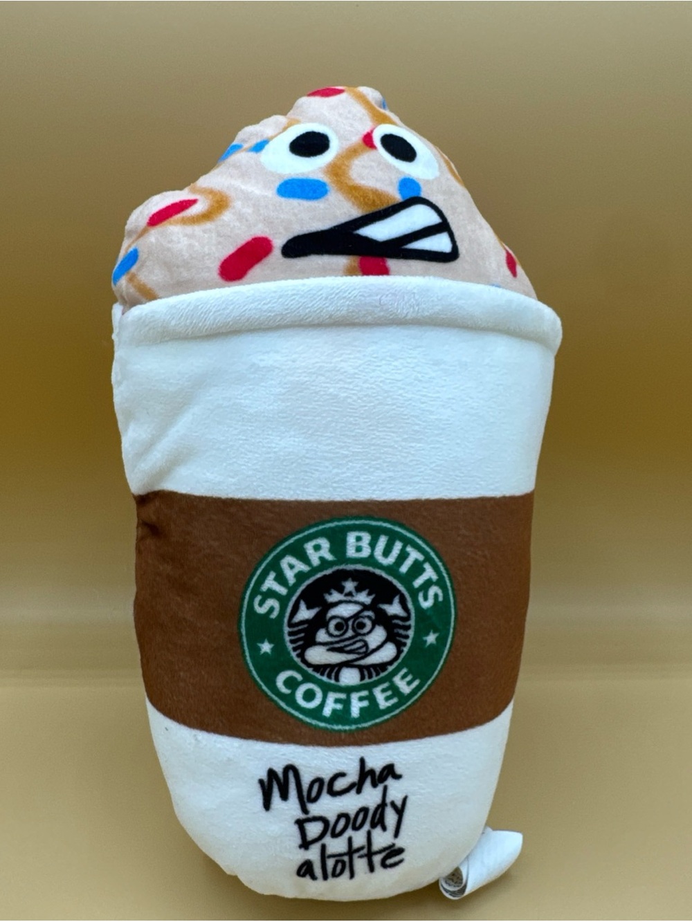 Junk Food Doody Plush 8” Star Butts Coffee Mocha Doody Poop Parody